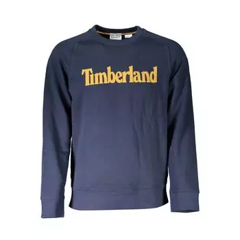 Синий хлопковый мужской свитер Timberland