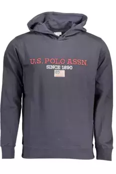 Синий хлопковый мужской свитер U.S. Polo Assn.