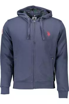 Синий хлопковый мужской свитер U.S. Polo Assn.