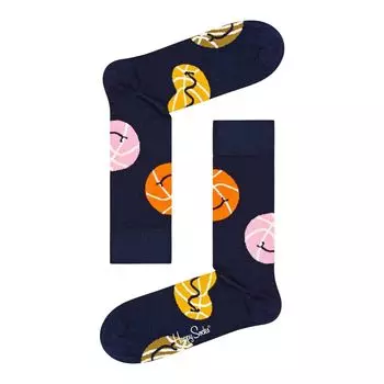 Синий хлопковый носок Happy Socks