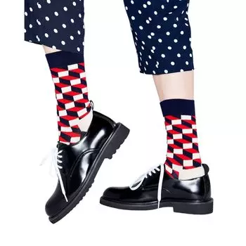 Синий хлопковый носок Happy Socks