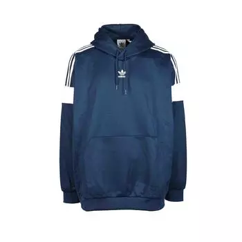 Синий хлопковый свитер Adidas