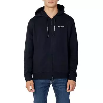 Синий хлопковый свитер Armani Exchange