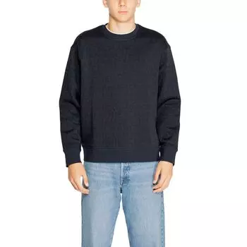 Синий хлопковый свитер Armani Exchange