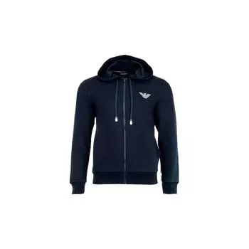 Синий хлопковый свитер Emporio armani underwear