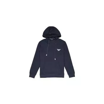 Синий хлопковый свитер Emporio armani underwear