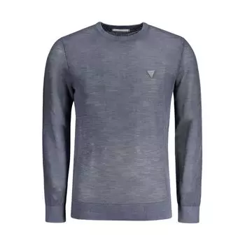 Синий хлопковый свитер Guess Shoes