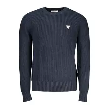 Синий хлопковый свитер Guess Shoes