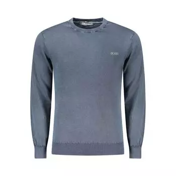 Синий хлопковый свитер Guess Shoes