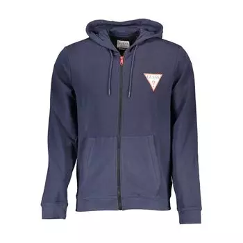 Синий хлопковый свитер Guess Shoes