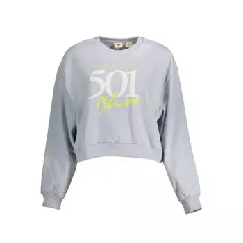 Синий хлопковый свитер Levis