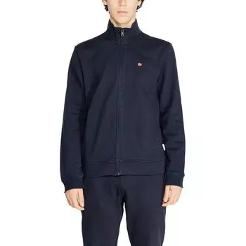 Синий хлопковый свитер Napapijri