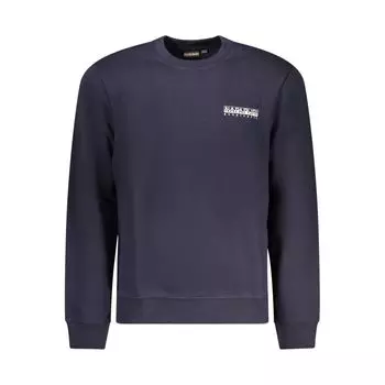 Синий хлопковый свитер Napapijri