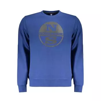 Синий хлопковый свитер North Sails