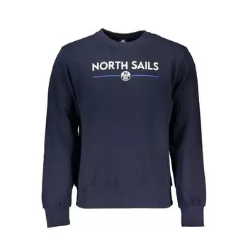 Синий хлопковый свитер North Sails