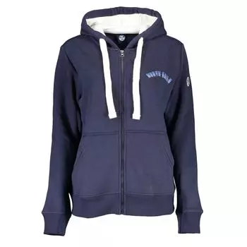 Синий хлопковый свитер North Sails