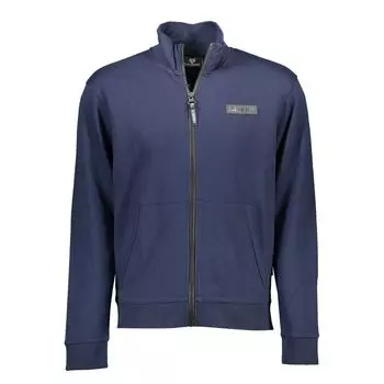 Синий хлопковый свитер Plein Sport