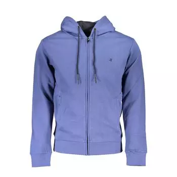 Синий хлопковый свитер U.S. Polo