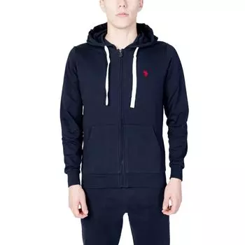 Синий хлопковый свитер U.S. Polo Assn.