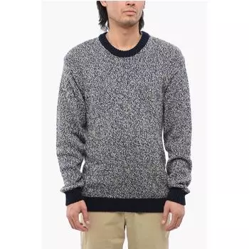 Синий хлопковый свитер Woolrich, Blue