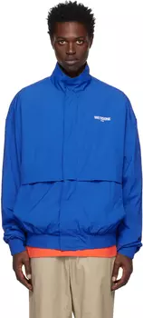 Синий худи Wappen с вышивкой We11done