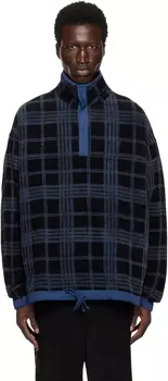 Синий и черный вежливый свитер-свитшот Story mfg.