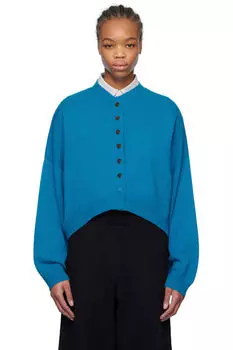 Синий кардиган из мериносовой шерсти Cordera