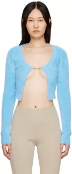 Синий кардиган 'La Maille Neve Manches Longues' Jacquemus