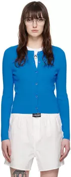 Синий кардиган Marine Serre