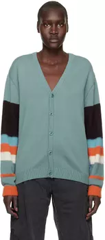 Синий кардиган в полоску Awake NY