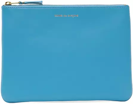 Синий классический клатч Comme des Garons