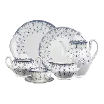 Синий кофейный сервиз Fleur de Lis La Cartuja de Sevilla