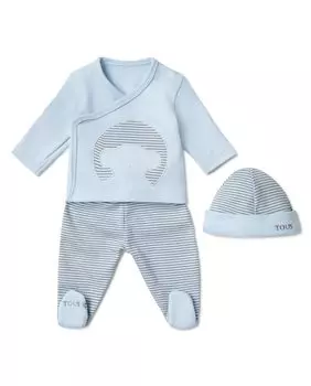 Синий комплект для новорожденного мальчика Tous, синий
