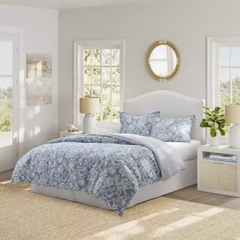 Синий комплект пододеяльников Nautica Tortola Full Queen, цвет Wintersky