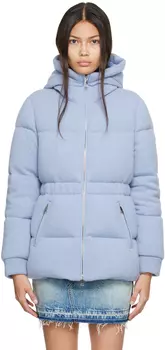 Синий - Короткий пуховик Daval Moncler