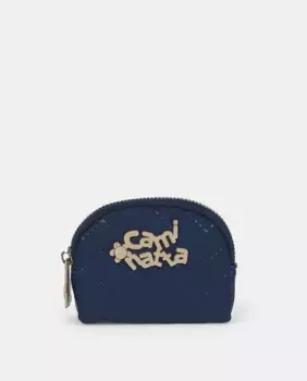 Синий кошелек с мягкой подкладкой Caminatta, темно-синий