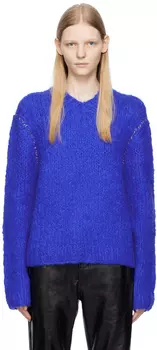 Синий микс-свитер, глубокий Acne Studios