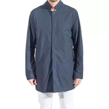 Синий мужской тренч из переработанного полиэстера People Of Shibuya