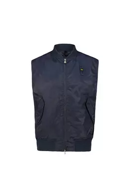 Синий мужской жилет Blauer