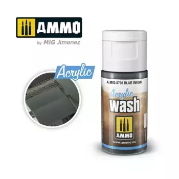 Синий мыть, Acrylic Singles - Washes