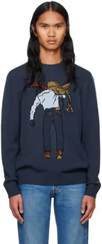 Синий оригинальный свитер Levi's