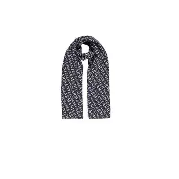 Синий полиамидный шарф Armani Exchange