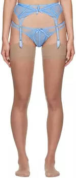 Синий пояс для чулок Rozlyn Agent Provocateur