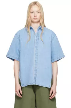 Синий продукт с коротким рукавом. 57 Джинсовая рубашка ADER error