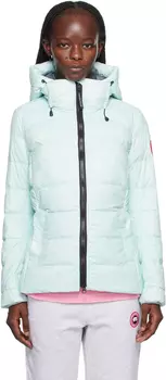 Синий пуховик Canada Goose Abbott