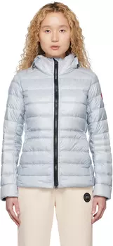 Синий пуховик Canada Goose из кипариса