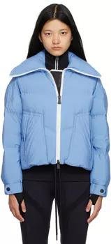 Синий пуховик Cluses Moncler Grenoble