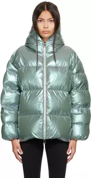 Синий пуховик Frasne Moncler