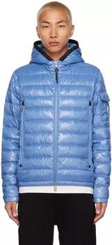 Синий пуховик Galion Moncler