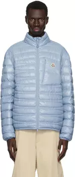 Синий пуховик Leveche Moncler